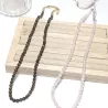 Collier Leion en pierre naturelle et acier inoxydable
