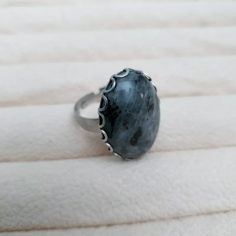 Bague marbrée