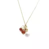 Le Collier Chiara est un collier pendentif réglable avec perle d'eau en plaqué-or