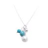 Le Collier Chiara est un collier pendentif réglable avec perle d'eau en argent