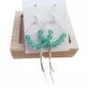 Boucles Gigi en argent et pierres naturelles