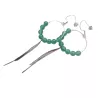 Boucles Gigi en argent et pierres naturelles