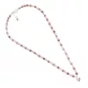 Collier Mimi en argent en pierres miyuki et pendentif coeur