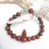 Bracelet extensible Pyrola pierre naturelle jaspe agate oeil de tigre | Bouly&Cailloux
