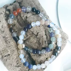 Bracelet Equilibre extensible en pierres naturelles 7 chakras