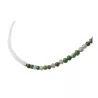 Collier Mwa chocker en pierres naturelles bicolores