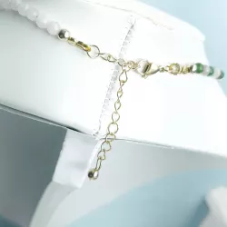 Collier Mwa chocker en pierres naturelles bicolores