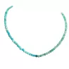 Collier Mwa chocker en pierres naturelles bicolores