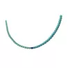 Collier Mwa chocker en pierres naturelles bicolores