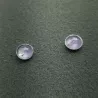 Boucles clous Cenelle cabochons pierre naturelle