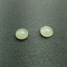 Boucles clous Cenelle cabochons pierre naturelle