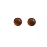 Boucles clous Cenelle cabochons pierre naturelle