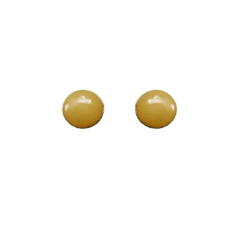 Boucles clous Cenelle cabochons pierre naturelle
