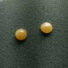 Boucles clous Cenelle cabochons pierre naturelle
