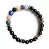 Bracelet Kodiak extensible homme en pierres naturelles et hematite