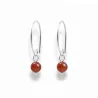 Boucles Agreste artisanales fines avec pierre naturelle et argent