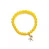 Bracelet extensible Majoris avec breloque etoile de mer et perles naturelles