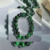 Bracelet homme perles naturelles 10mm rondes acier inoxydable