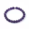 Bracelet homme perles naturelles 10mm rondes acier inoxydable