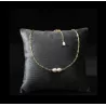 Collier Nova avec perles d’eau rosée et blanche