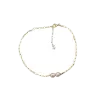 Collier Nova avec perles d’eau rosée et blanche