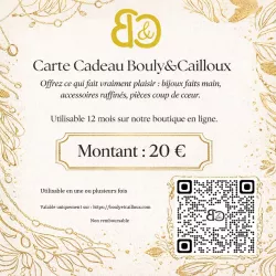 La carte cadeau de Bouly&Cailloux