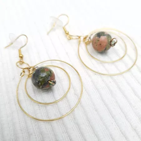 Boucles d'oreilles spaciales