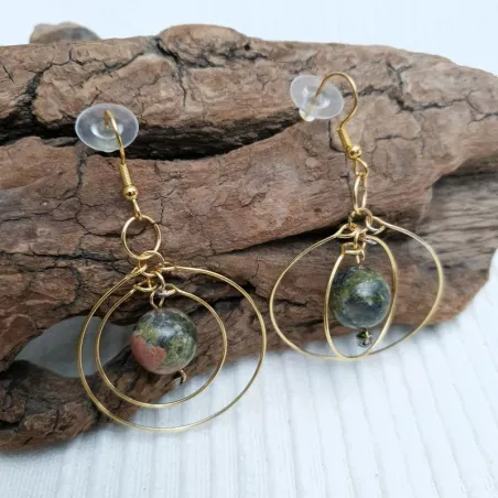 Boucles d'oreilles spaciales