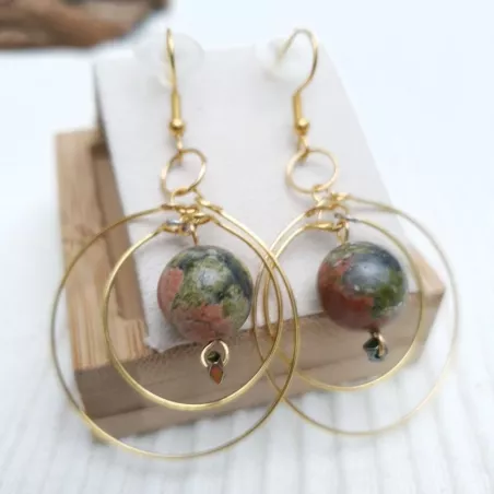 Boucles d'oreilles spaciales