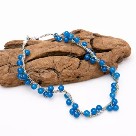 Collier crochet ras-du-cou fait main Bouly&Cailloux