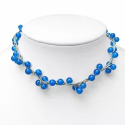 Collier fantaisie crochet avec breloque atelier Bouly&Cailloux