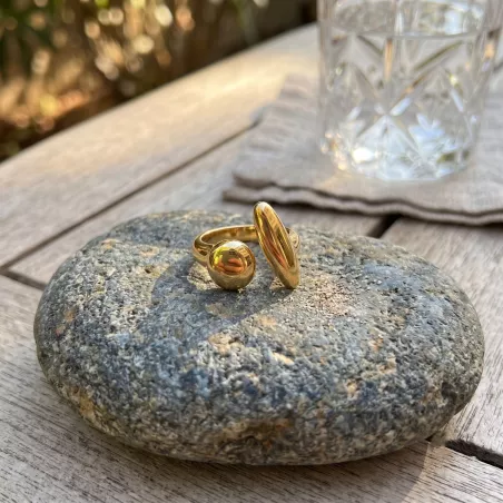 Bague Accord – acier inoxydable | Bouly&Cailloux