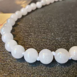 Collier en Jade blanc