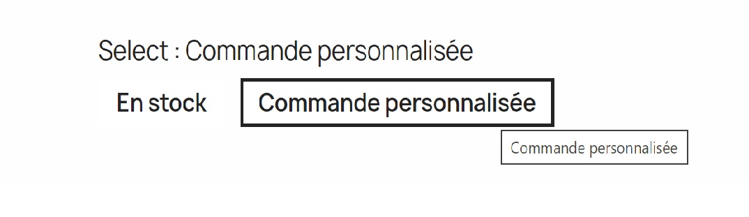 commandes personnalisées