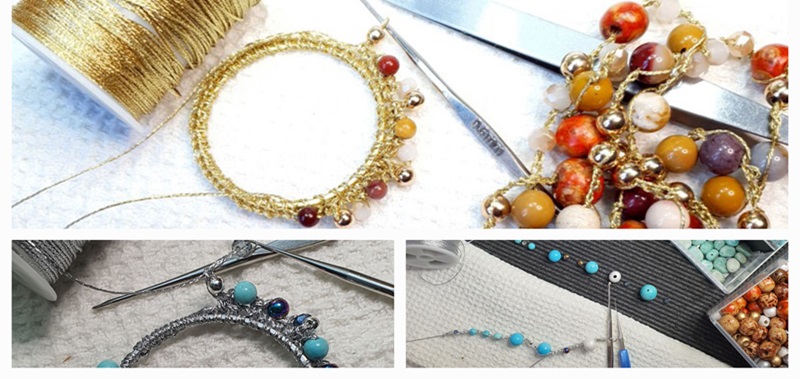 des bijoux au crochet
