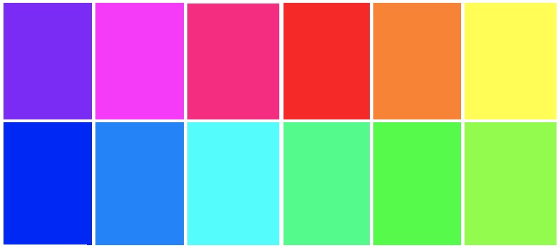 les couleurs