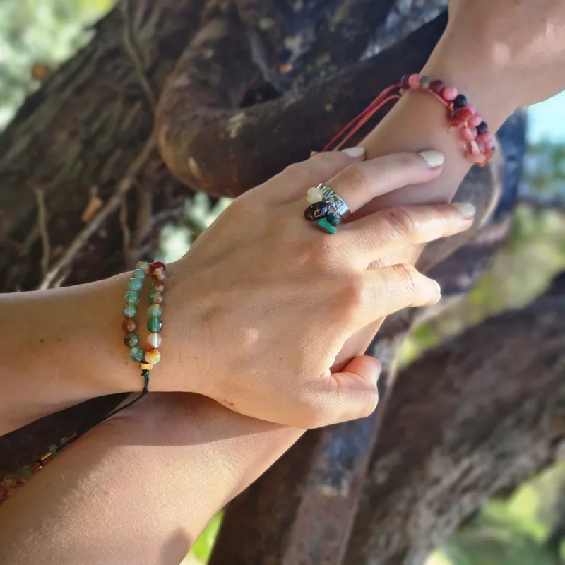 Bracelets cordon pierres naturelles | Bouly&Cailloux